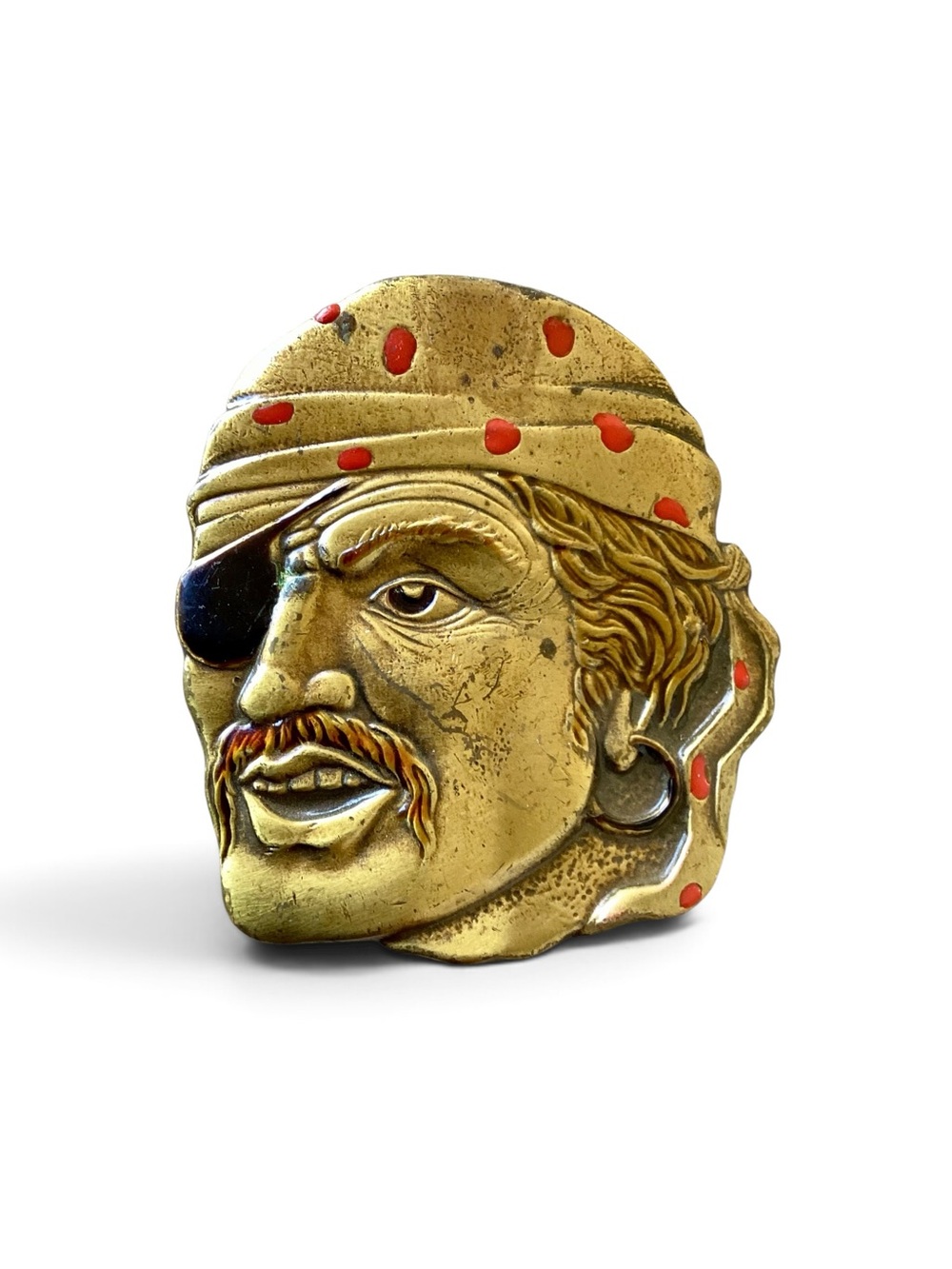 1980 Brass Pirate Belt Buckle Limited Edition Great American Buckle Company
